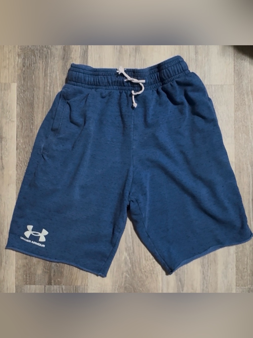 Under Armour Men's Dark Navy Athletic Drawstring Shorts